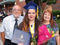 Mia and her grandparents Ron & Gayle Elliott. 