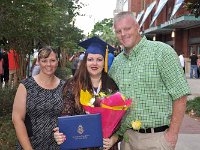 Mia with her Mother and her fiance' Rick Krueger. 